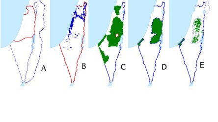 Evolution of Mandate Palestine and modern Palestinian Territories